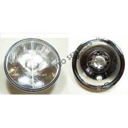 OPTIQUE DE PHARE    H4 170 mm  - FIAT 850  - FIAT X 1/9 - FIAT 11/1200 - FIAT 12/1500 CAB - ALFA ROMEO SPIDER 