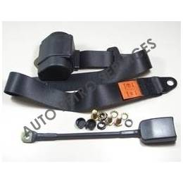 CEINTURE DE SECURITE A ENROULEUR  NOIR FIAT 850 - FIAT 12/1500 CAB- FIAT 124 - FIAT  DINO - FIAT X 1/9