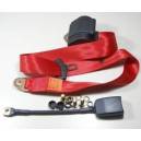 CEINTURE DE SECURITE A ENROULEUR  ROUGE FIAT 850 - FIAT 12/1500 CAB- FIAT 124 - FIAT  DINO - FIAT X 1.9