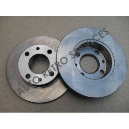 PAIRE DE DISQUES FIAT 850 SPORT - FIAT 1100 R - FIAT 124 - FIAT 125 -FIAT 128 - FIAT 131 - FIAT X 1/9