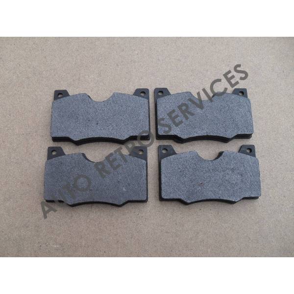 Lot De 4 Plaquettes De Frein Pour Vélo Vintage / Rétro - Aluminium Argenté - Universel