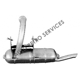 SILENCIEUX D'ECHAPPEMENT FIAT 850  - 843cc cc