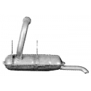 SILENCER  (MUFFLER ) FIAT 850  - 843 cc