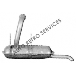 SILENCER  (MUFFLER ) FIAT 850  - 843 cc