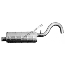 CENTER SILENCER MUFFLER FIAT 1500 C 