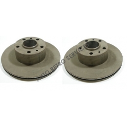 FRONT BRAKE DISK  PAIR FIAT 1500 CABRIOLET 