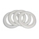 SET OF 4 WHITE SIDEWALL 13"