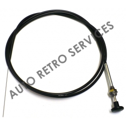 Câble De Starter Push Pull 160 Cm Pour Moteur à Gaz - Tirage 50 Mm, Filetage 9.25 Mm, Idéal Tondeuse, Générateur