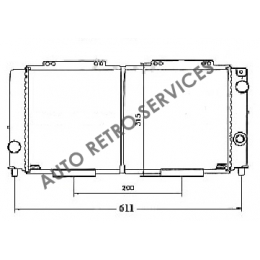 RADIATEUR ALFA ROMEO 33 905 1.8 TD 86 -90