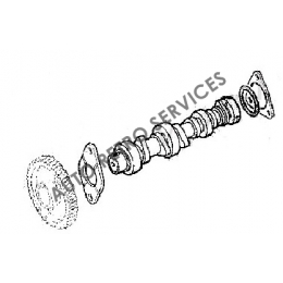 ARBRE A CAMES ECHAPPEMENT  ALFA 33 907  - 145/6 1.7 IE 16V 