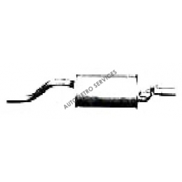 REAR  SILENCER MUFFLER  ALFASUD-33