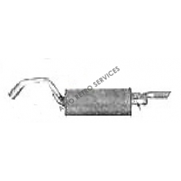 REAR SILENCER MUFFLER  ALFA33 1.7 IE 16 V 907