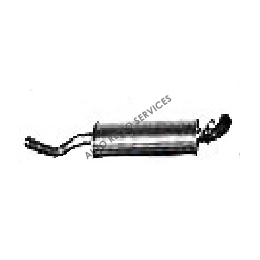 MIDDLE SILENCER MUFFLER  ALFA33 