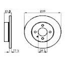 DISQUE DE FREIN AVANT ALFA33 905