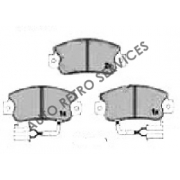 FRONT BRAKE PAD  WITH WARNING UNIT  ALFA 33 83-86