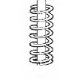 RESSORT DE SUSPENSION ARRIERE ALFA 33 TYPE 905 JUSQUE 1987 