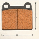 JEU DE  PLAQUETTES DE FREIN AVANT POUR ETRIER ATE  SAUF TI ET RANCHO SIMCA 1100 