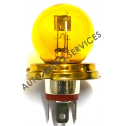 AMPOULE 12V CODE PHARE  CODE EUROPEEN JAUNE