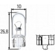 BULB LAMP 12V - 5W - T10