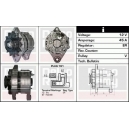 ALTERNATEUR NEUF 45A - SANS REGULATEUR FIAT 124 / 130 / 230 - LANCIA BETA MONTE CARLO 