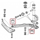 BUSH FOR LOWER ARM/SUSPENSION AND TRAILING ARM ALFA 33 - ALFASUD - SPRINT