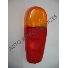 RIGHT REAR LENS - RED / ORANGE - FIAT 600