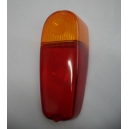 CABOCHON DE FEU ARRIERE DROIT - ROUGE / ORANGE - FIAT 600