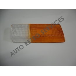 LEFT FRONT  LENS ORANGE / WHITE FIAT X1/9 1300