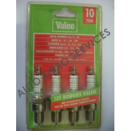 SPARK PLUG SET MARCHAL / VALEO 70H PEUGEOT - MATRA - RENAULT - SIMCA - TALBOT