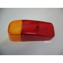 LEFT REAR LENS RED / ORANGE - FIAT 600 D