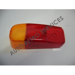 LEFT REAR LENS RED / ORANGE - FIAT 600 D