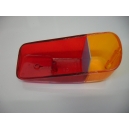 RIGHT REAR LENS - RED / ORANGE - FIAT 600 D