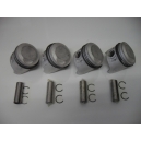 JEU DE 4 PISTONS COMPLETS 77,2 mm FIAT 1500