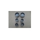 KIT 6 PISTONS 2 ETRIERS AVANTS FIAT 1600 OSCA - FIAT 1800 B -FIAT 2300 - FIAT DINO 2000