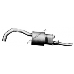 REAR SILENCER EXHAUST ALFA ROMEO 75 1.6L / 1.6L ie / 1.8L / 2.0L