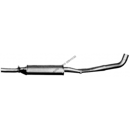 REAR SILENCER EXHAUST ALFA ROMEO 75 1.6L / 1.6L ie / 1.8L / 2.0L