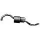 REAR SILENCER EXHAUST ALFA ROMEO 90 2.0L V6 / 2.5L V6