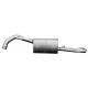  INTERMEDIATE SILENCER EXHAUST ALFA ROMEO 75 1.6L ie / 1.8L ie / 2.0L TWIN SPARK WITHOUT CATALYTIC CONVERTER