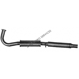  INTERMEDIATE SILENCER EXHAUST ALFA ROMEO 75 / 90 2.0L ie V6 / 2.5L V6 / 3.0L V6 WITHOUT CATALYTIC CONVERTER