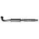 RIGHT FRONT SILENCER EXHAUST ALFA ROMEO 75 - 90 - GTV 116 2.0L ie V6 / 2.5L V6 / 3.0L V6 WITHOUT CATALYTIC CONVERTER