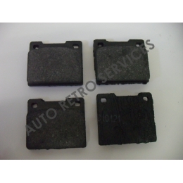 BRAKE PADS SET REAR AXLE - LANCIA FULVIA SERIE 2 ET 3 - FLAVIA 2000