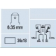 INTERRUPTEUR D ESSUIE GLACE 2 VITESSES CHROME PEUGEOT 104 - 204 - 304 - 404 - 504 RENAULT R12 - R16