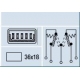 INTERRUPTEUR D ESSUIE GLACE 2 VITESSES CHROME PEUGEOT 104 - 204 - 304 - 404 - 504 RENAULT R12 - R16