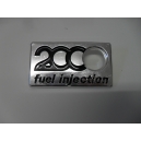 EMBLEME 2000 FUEL INJECTION - FIAT 124 SPIDER 2000 / DS / VOLUMEX