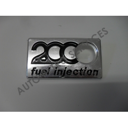 EMBLEME 2000 FUEL INJECTION - FIAT 124 SPIDER 2000 / DS / VOLUMEX