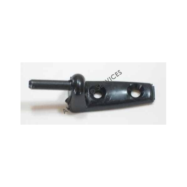 Support Pare-soleil Voiture Fiat / Alfa Romeo 147 - Référence 735344980 - ABS Gris - Remplacement Facile Sans Outil