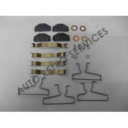 KIT DE FIXATIONS DE PLAQUETTES DE FREIN - MONTAGE BENDIX - PEUGEOT 104 / 304 / 305 / TALBOT SAMBA / HORIZON