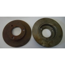 PAIR OF FRONT BRAKE DISK MONTAGE GIRLING - PEUGEOT 204