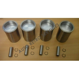 JEU DE CHEMISES PISTONS - PEUGEOT 403 MOTEUR 8CV