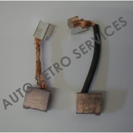 2 CHARBONS DE DEMARREUR DUCELLIER USX91-92 - ALFA ROMEO / SIMCA TALBOT